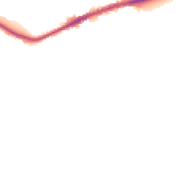 Night-time road noise heatmap for WF12 8JJ