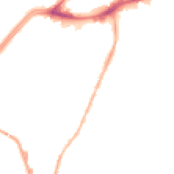 Night-time road noise heatmap for WF12 9PH