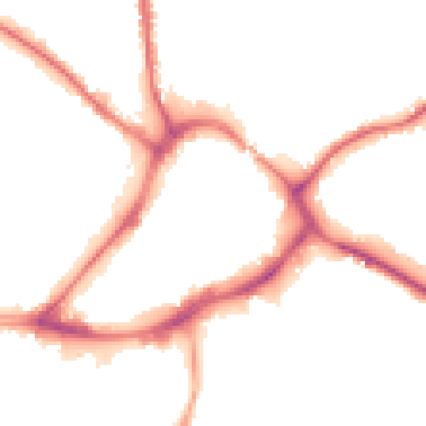 Night-time road noise heatmap for WF13 1AE