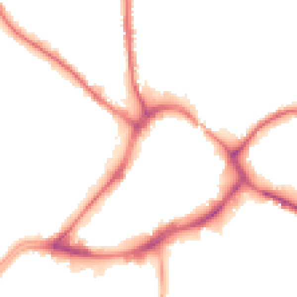 Night-time road noise heatmap for WF13 1AL