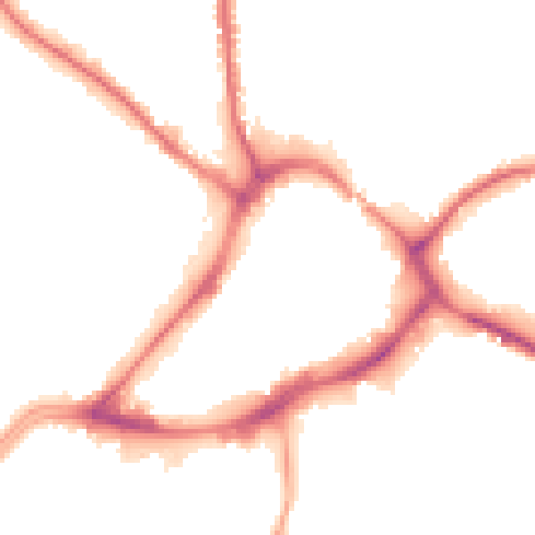 Night-time road noise heatmap for WF13 1AS