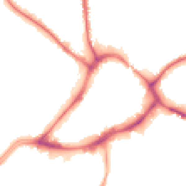 Night-time road noise heatmap for WF13 1AU