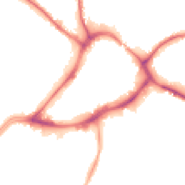 Night-time road noise heatmap for WF13 1BE