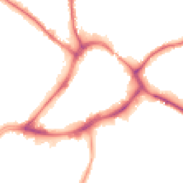 Night-time road noise heatmap for WF13 1DB