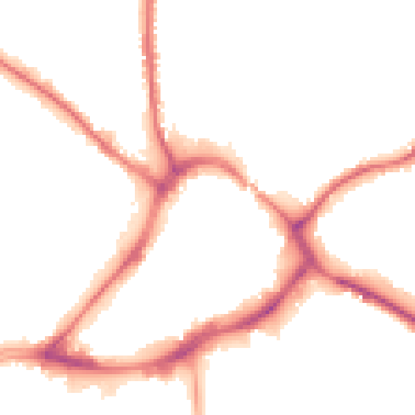 Night-time road noise heatmap for WF13 1DU