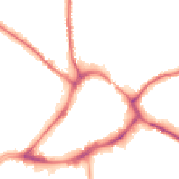 Night-time road noise heatmap for WF13 1DX