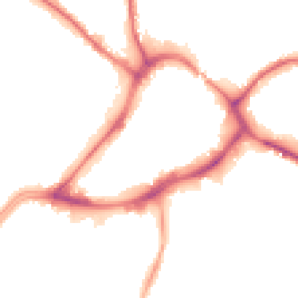 Night-time road noise heatmap for WF13 1LF