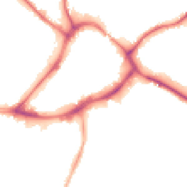 Night-time road noise heatmap for WF13 1NH