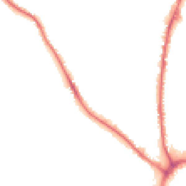 Night-time road noise heatmap for WF13 2BT