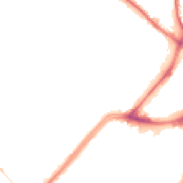 Night-time road noise heatmap for WF13 2ND