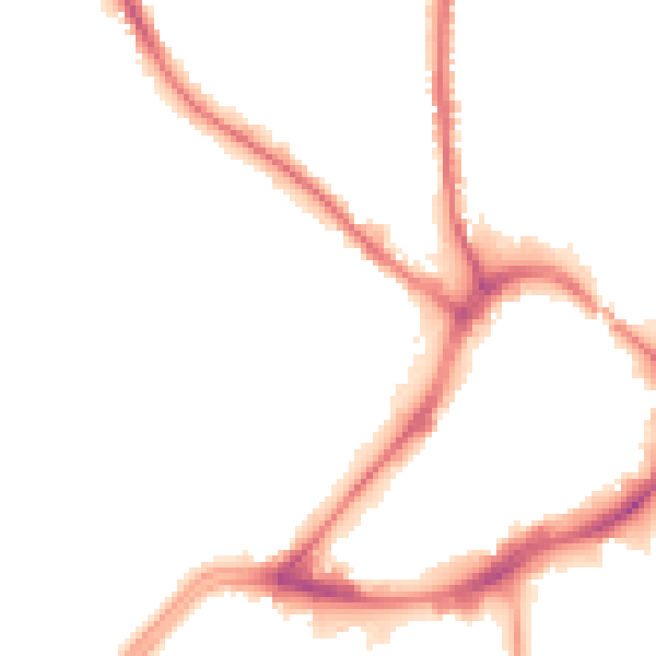 Night-time road noise heatmap for WF13 2PN