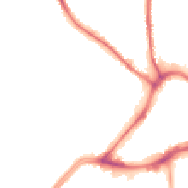 Night-time road noise heatmap for WF13 2SU