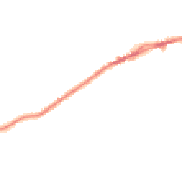 Night-time road noise heatmap for WF13 3LW