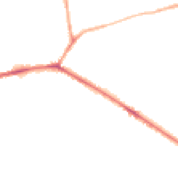 Night-time road noise heatmap for WF13 4BD