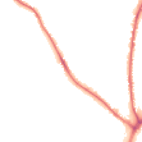 Night-time road noise heatmap for WF13 4HB