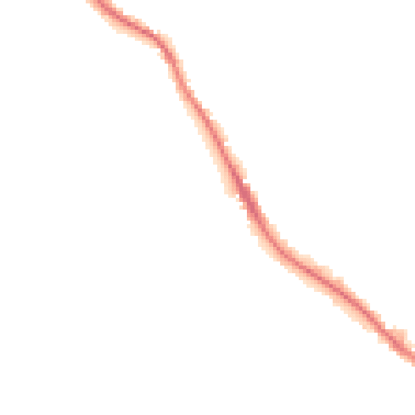 Night-time road noise heatmap for WF13 4HG