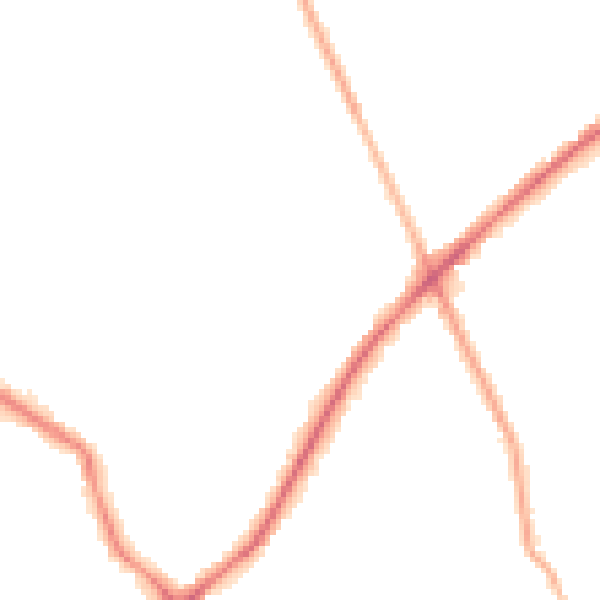 Night-time road noise heatmap for WF15 6AF