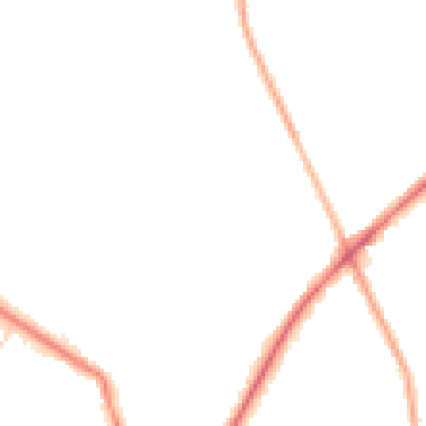 Night-time road noise heatmap for WF15 6AN