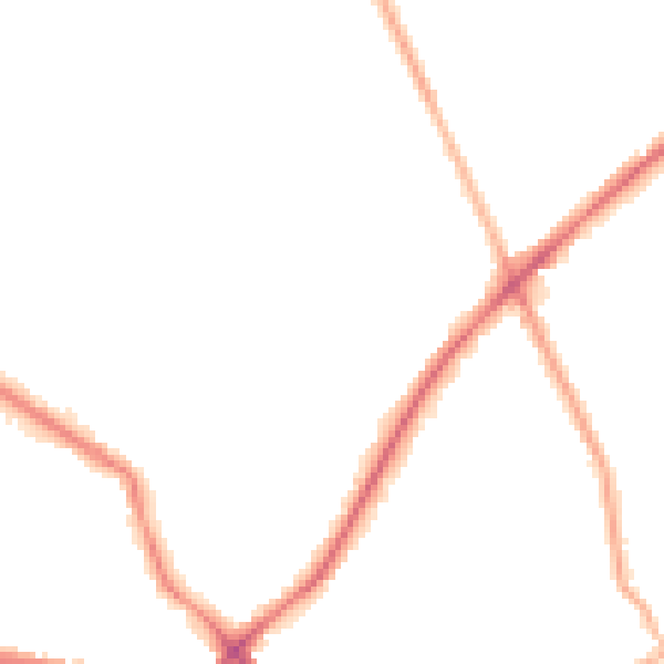 Night-time road noise heatmap for WF15 6AQ