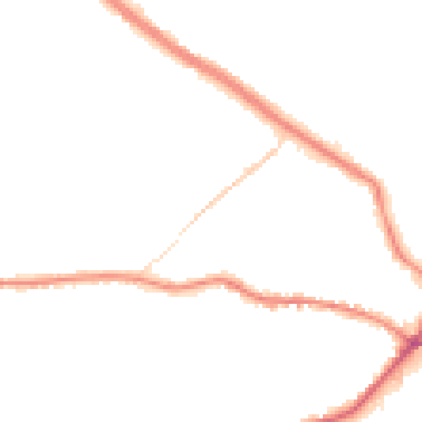 Night-time road noise heatmap for WF15 6DX