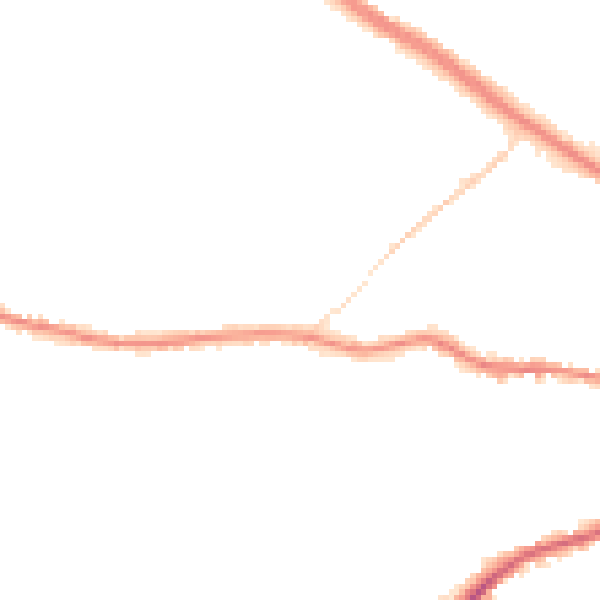 Night-time road noise heatmap for WF15 6QF