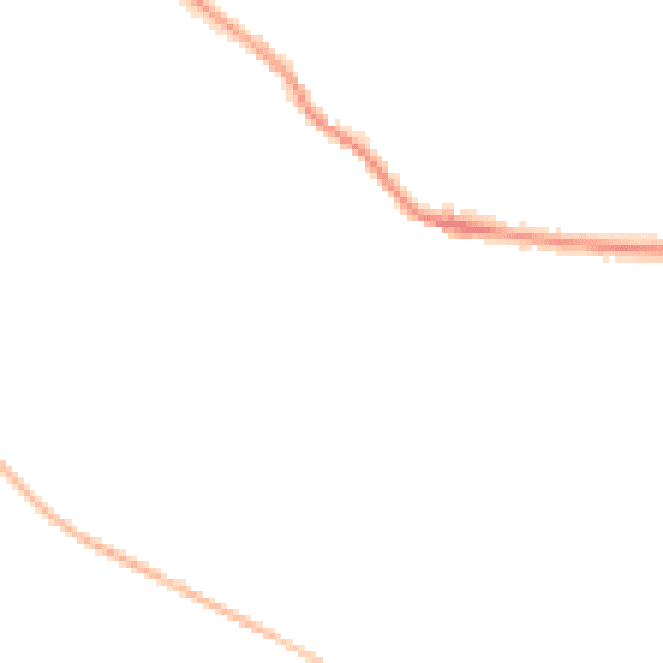 Night-time road noise heatmap for WF15 8DH