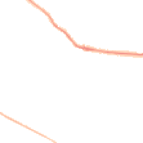 Night-time road noise heatmap for WF15 8EH