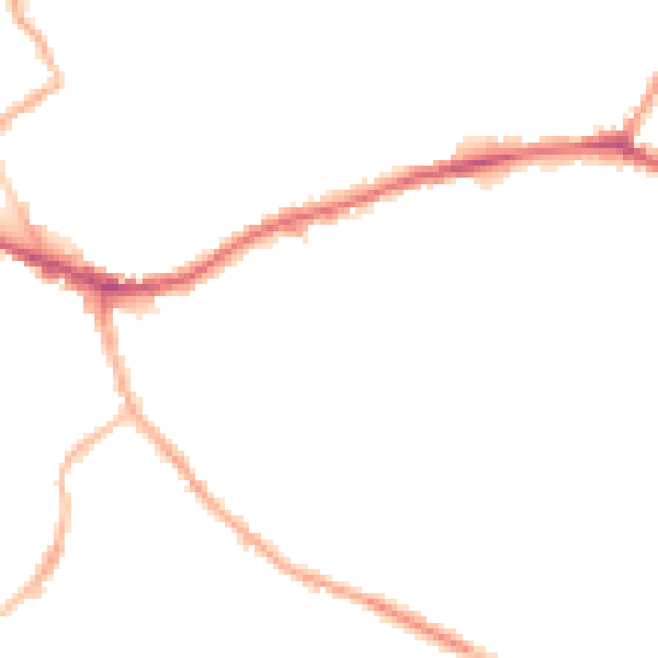 Night-time road noise heatmap for WF16 0AY