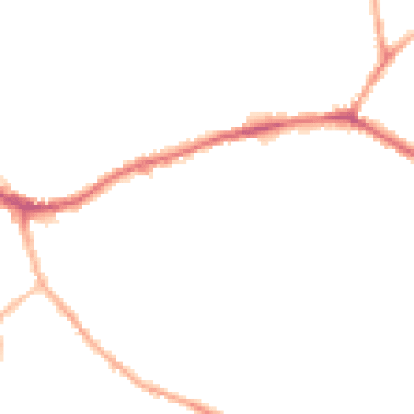 Night-time road noise heatmap for WF16 0BB