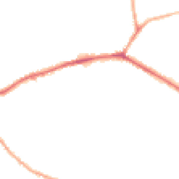 Night-time road noise heatmap for WF16 0BH