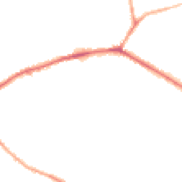 Night-time road noise heatmap for WF16 0BL