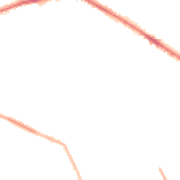 Night-time road noise heatmap for WF16 0BX