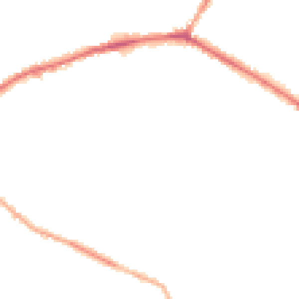 Night-time road noise heatmap for WF16 0DB