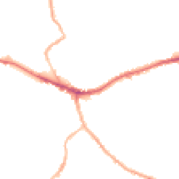 Night-time road noise heatmap for WF16 0JA