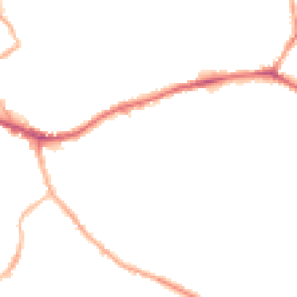 Night-time road noise heatmap for WF16 0QB