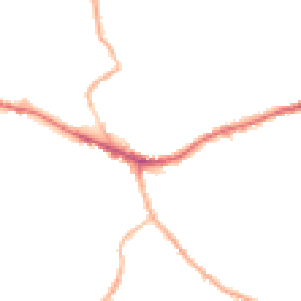 Night-time road noise heatmap for WF16 9EX