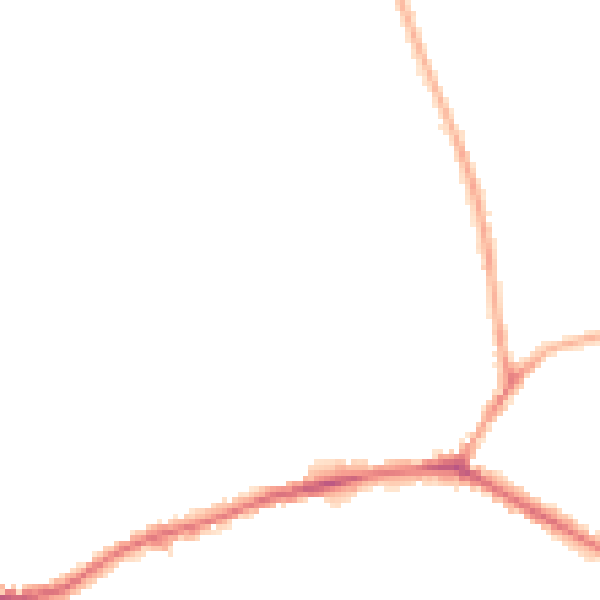Night-time road noise heatmap for WF16 9LB