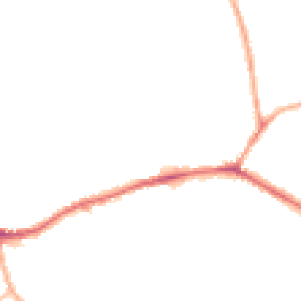 Night-time road noise heatmap for WF16 9LG