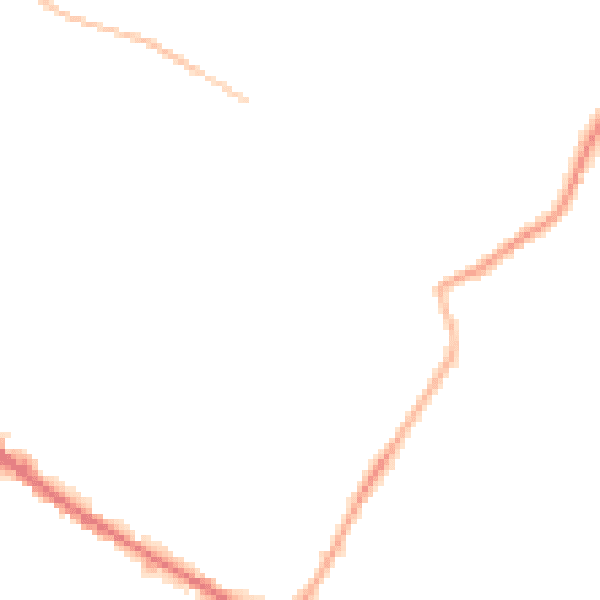 Night-time road noise heatmap for WF17 0AJ
