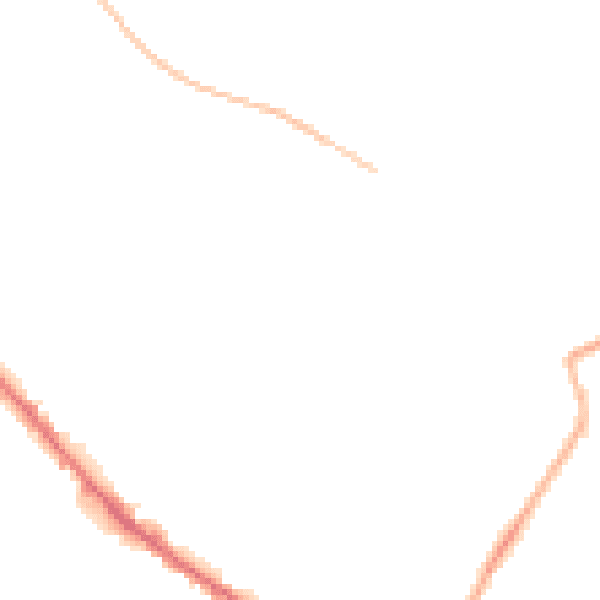 Night-time road noise heatmap for WF17 0AQ