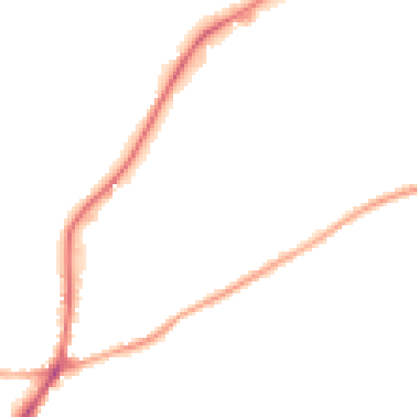 Night-time road noise heatmap for WF17 0EB