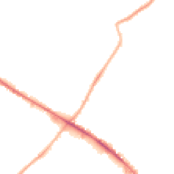 Night-time road noise heatmap for WF17 0HE