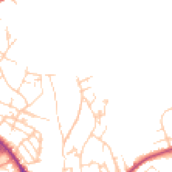 Daytime road noise heatmap for WF17 0PU