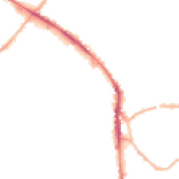 Night-time road noise heatmap for WF17 5HJ