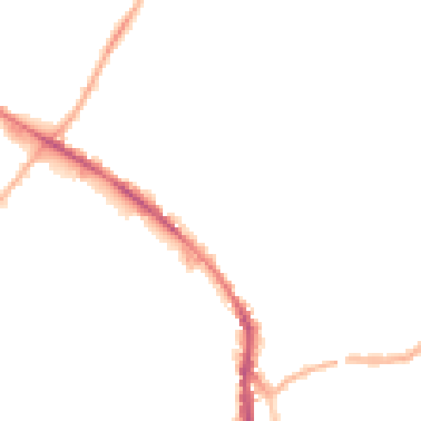 Night-time road noise heatmap for WF17 5NU