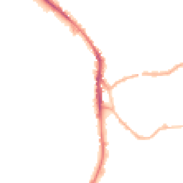 Night-time road noise heatmap for WF17 5PL