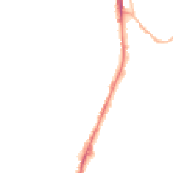 Night-time road noise heatmap for WF17 6AS