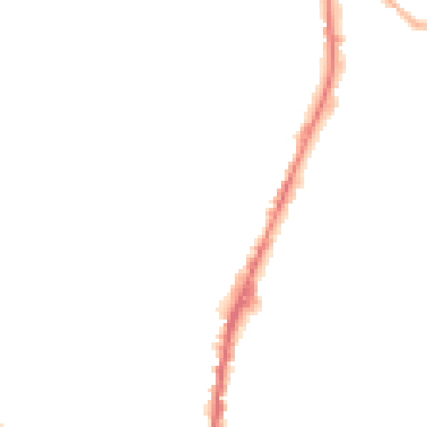 Night-time road noise heatmap for WF17 6BY
