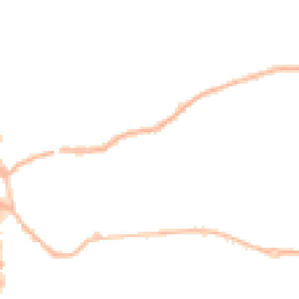 Night-time road noise heatmap for WF17 6NF