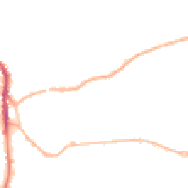 Night-time road noise heatmap for WF17 6NS